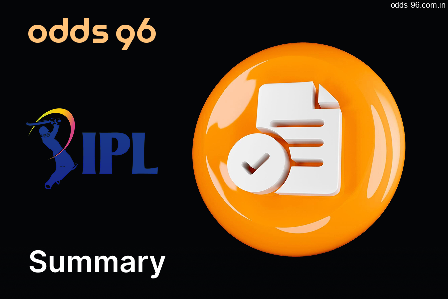 Conclusion about IPL betting at Odds96