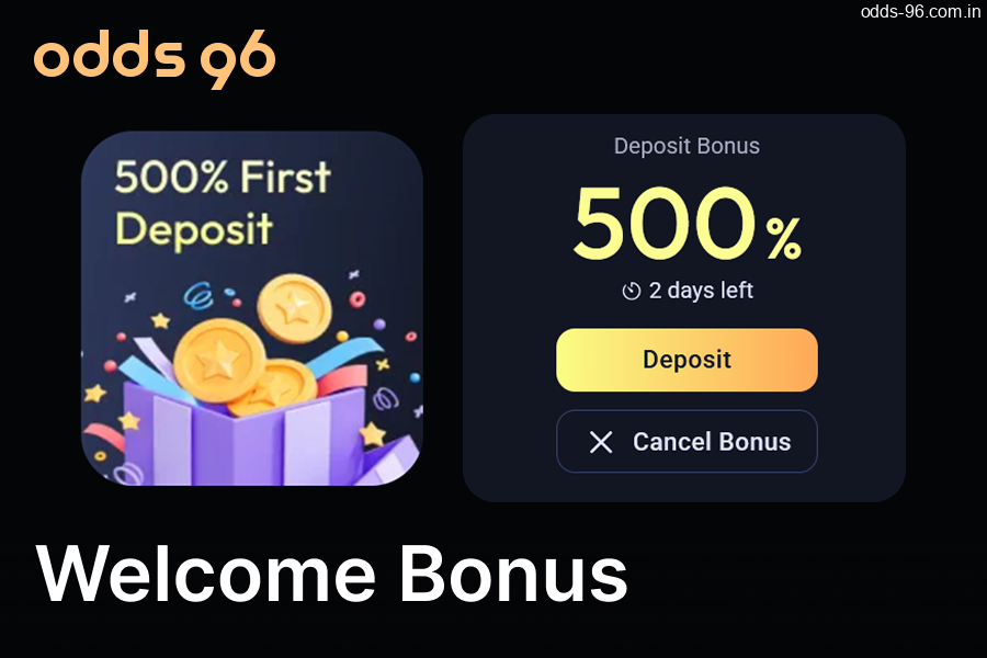 Welcome bonus for kabaddi betting at Odds96